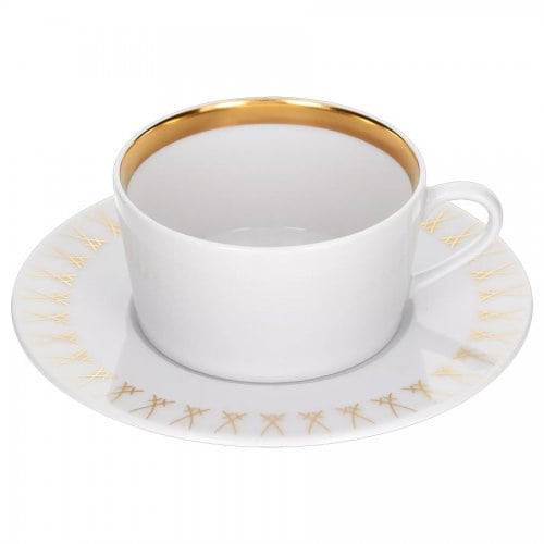 Teetasse Mit Untertasse Swords Luxury Gold 2 Teilig Von Meissen