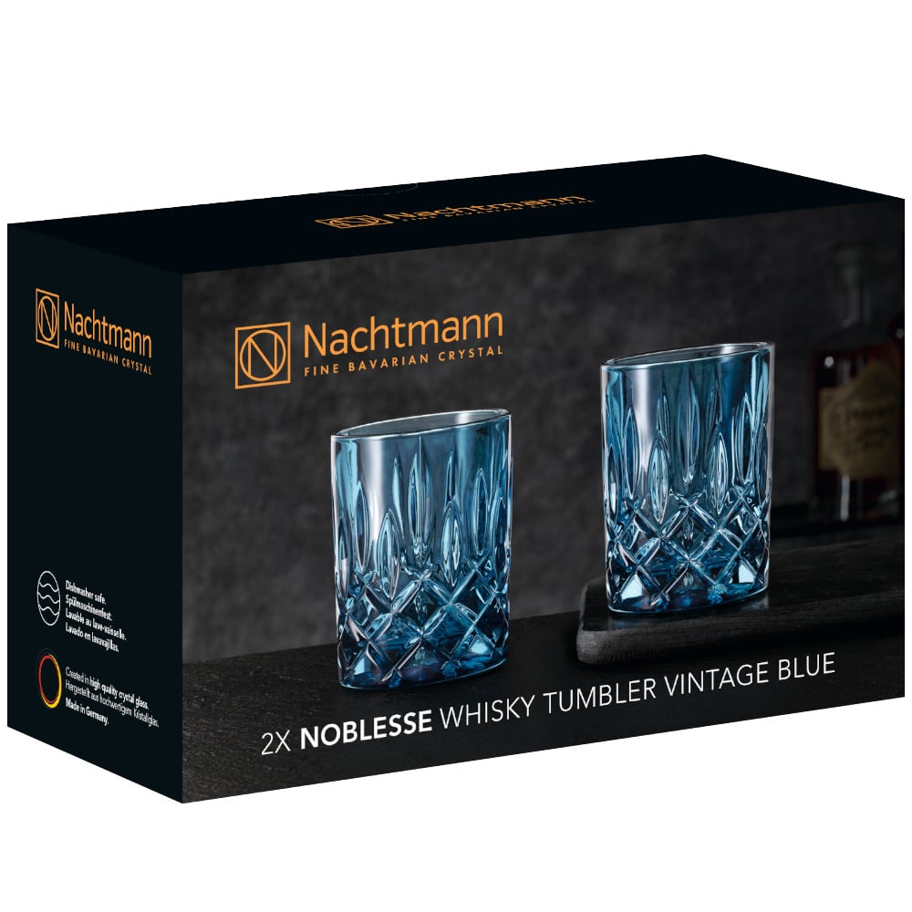 Whiskybecher Set Noblesse Vintage Blue Nachtmann