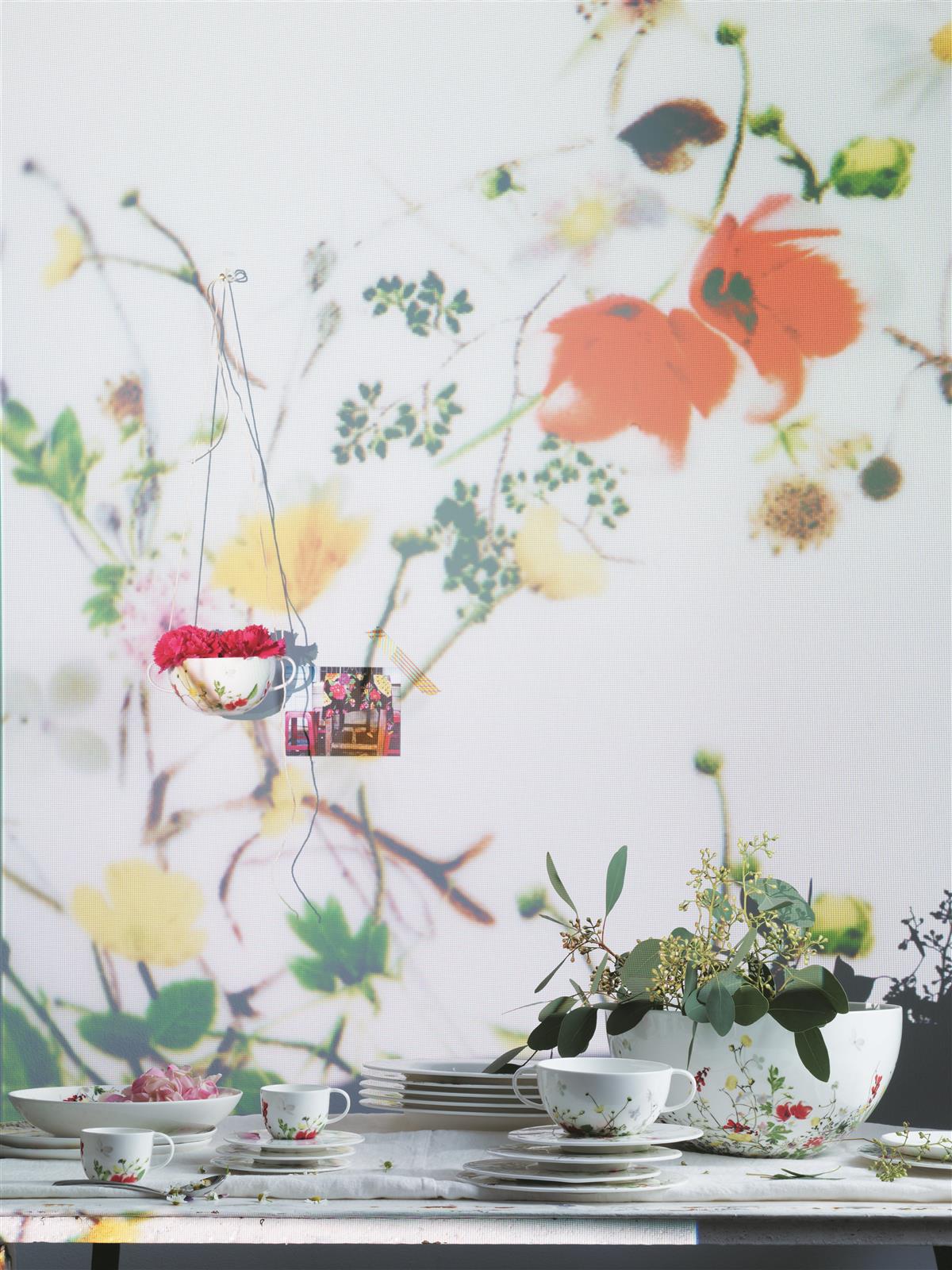 Rosenthal Brilliance Suppenteller 21 Cm - Dekor 'Fleurs Sauvages' Mit Wildblumen