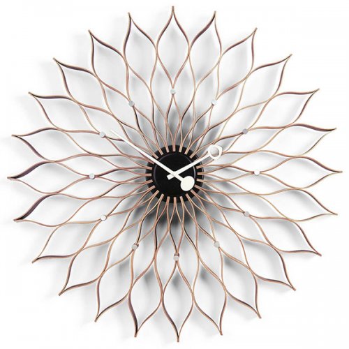 Wanduhr Sunflower Clock Birke von Vitra erkmann