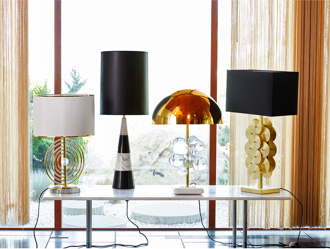 Tischlampe Globo Lamp Clear von Jonathan Adler