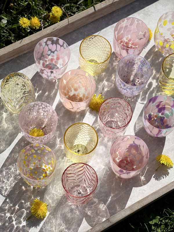 Trinkglas Big Confetti Tumbler Silky von Anna von Lipa - erkmann Trinkglas Big Confetti Tumbler Silky von Anna von Lipa - erkmann