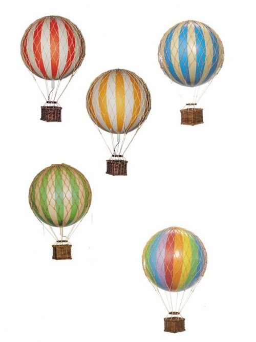Authentic Models Hängedekoration Royal Aero Pink Ballon Kunststoff / Papier