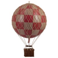 Ballon Travels Light Check Rot (18cm) von Authentic Mod