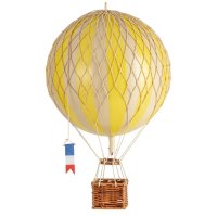 Ballon Travels Light Gelb 18cm von Authentic Models