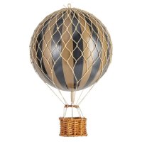 Ballon Travels Light Gold Schwarz (18cm) von Authentic 