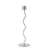 Kerzenhalter Curved Edelstahl 26,5cm von Cooee Design