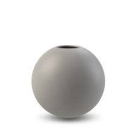 Blumenvase Kugelvase Ball Vase Grau (8cm) von Cooee Des