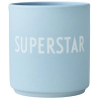 Becher Favourite Cup Superstar Hellblau Design Letters 