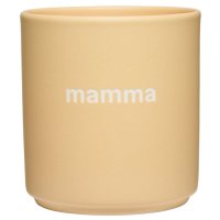 Becher VIP Favourite Cup Mamma Beige von Design Letters
