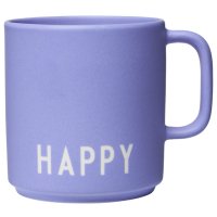 Becher mit Henkel Favourite Cup Happy Design Letters 