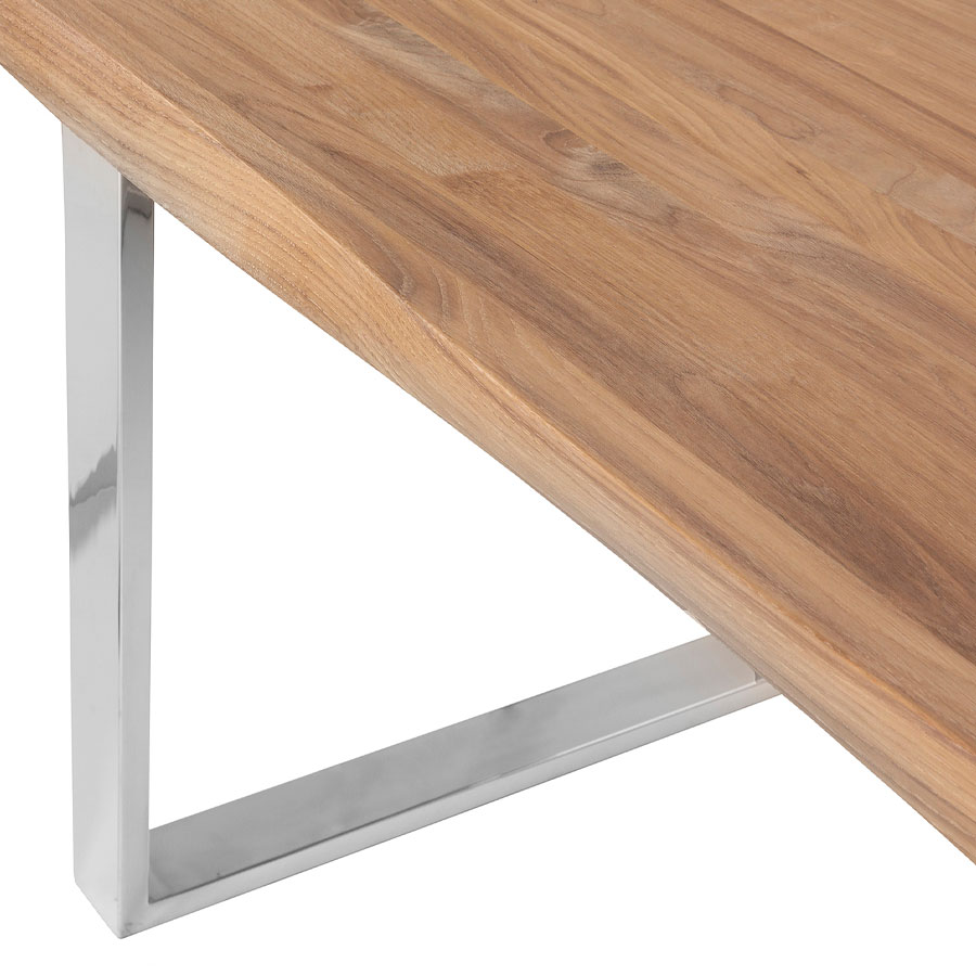 Esstisch Tisch erkmann Weiß (220cm) Holz Dean Fink geölt - Eichenholz von