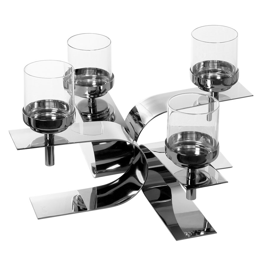 Fink Passiona Teelichthalter mit Glasaufsätzen