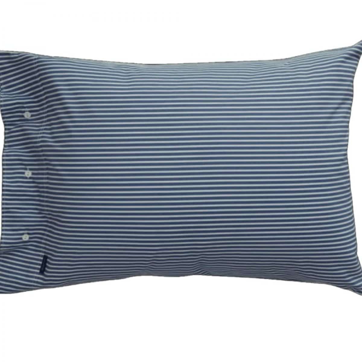 Gant Home Kopfkissenbezug Shirt Stripe Pillowcase Marin