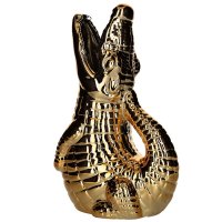 Gift Company Vase Krokodil Croco Gold
