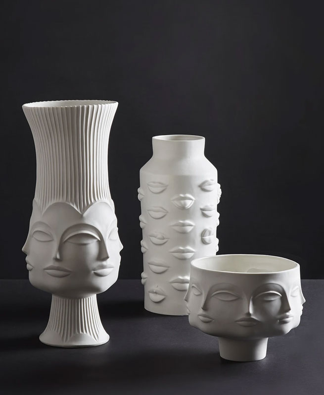 Vase Giant Gala Kussmund von Jonathan Adler erkmann