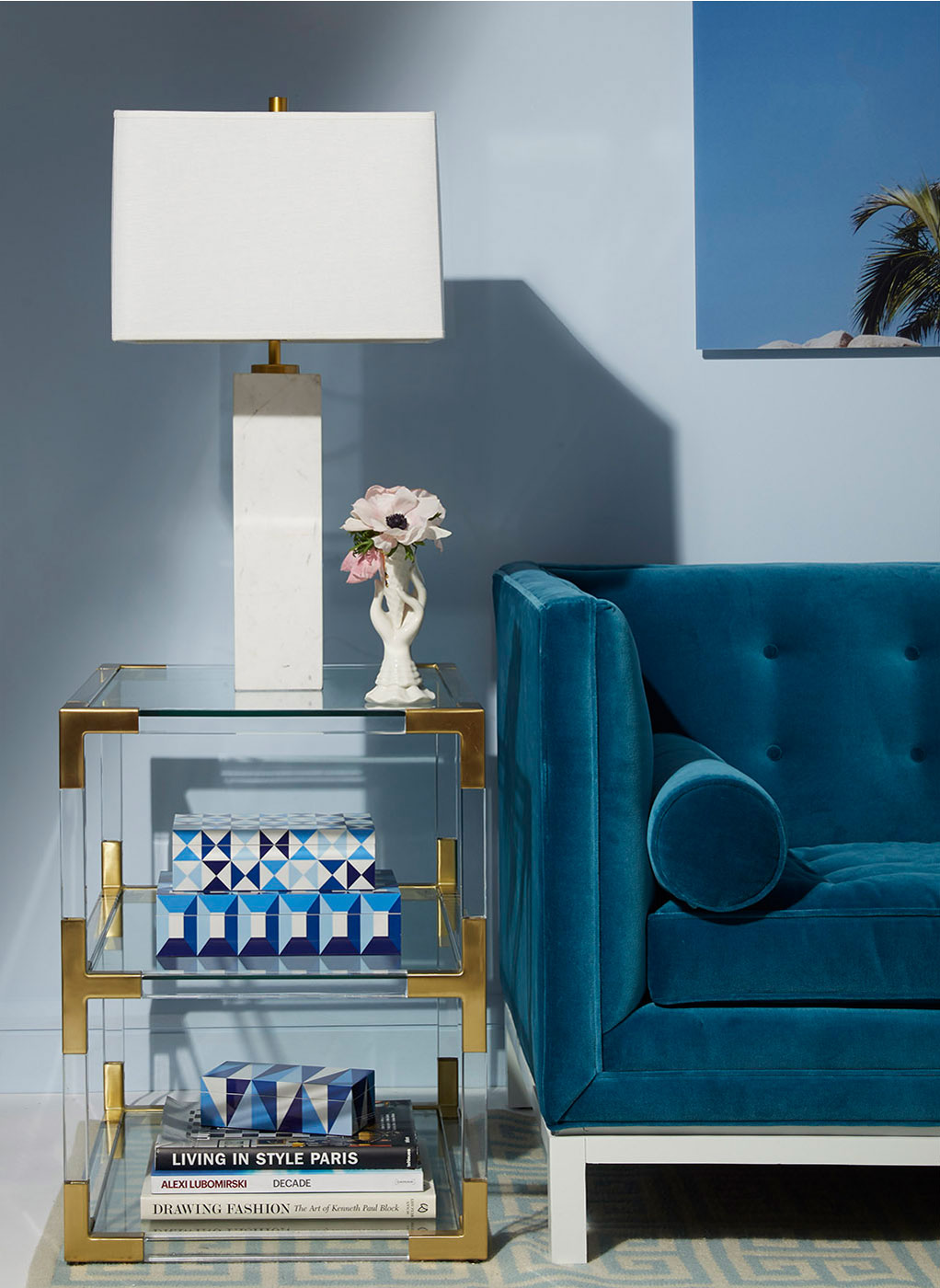 Vase I Scream Gilded von Jonathan Adler