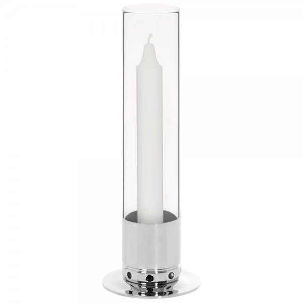 Kattvik Design Kerzenleuchter Windlicht Edelstahl vernickelt (25cm) -->  erkmann.de - Verliebt in Design!