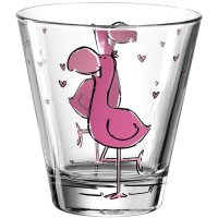 Glasbecher Bambini Flamingo (215ml) von LEONARDO 
