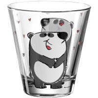 Glasbecher Bambini Panda (215ml) von LEONARDO 