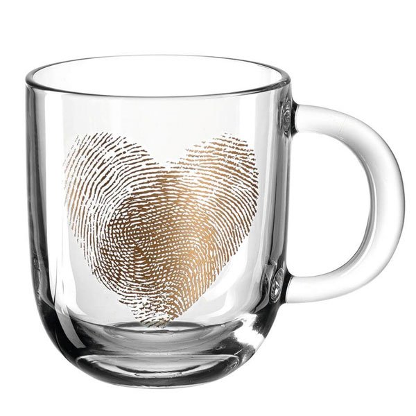 Kaffeetasse Emozione Fingerabdruck Herz Von Leonardo Erkmann