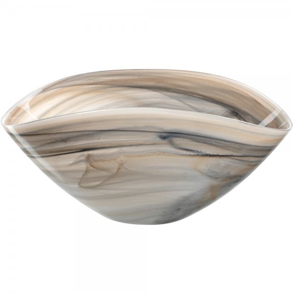 Schaal Leonardo Alabastro Beige 28 x 14 cm