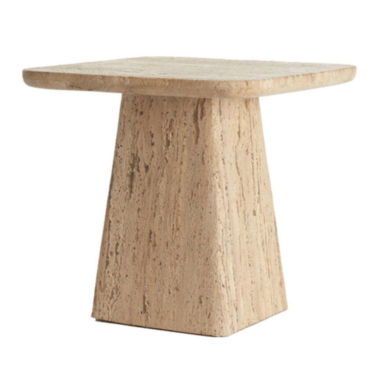 Light Living Beistelltisch Kepami Travertin Marmor Sa