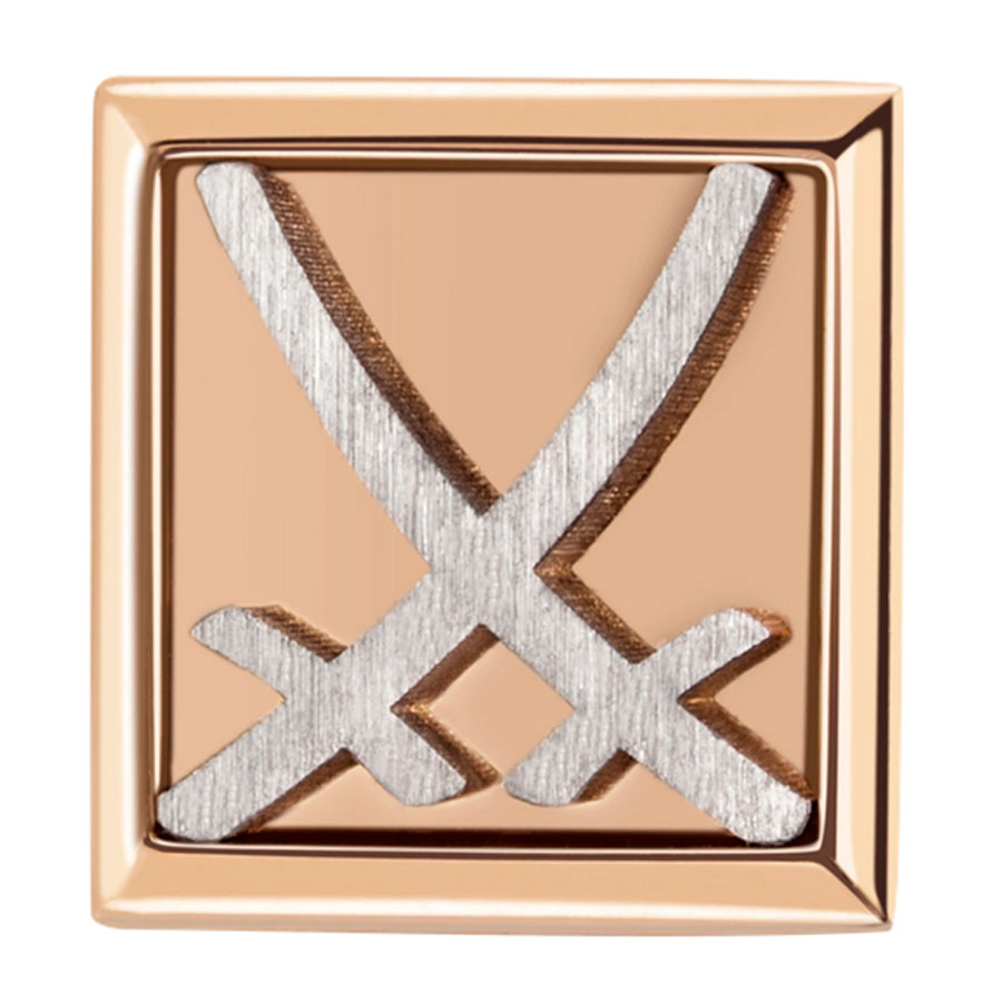 Manschettenknöpfe Herren Silber - Heiße & Kalte Hähne Design, Messing, 20mm Mit Box