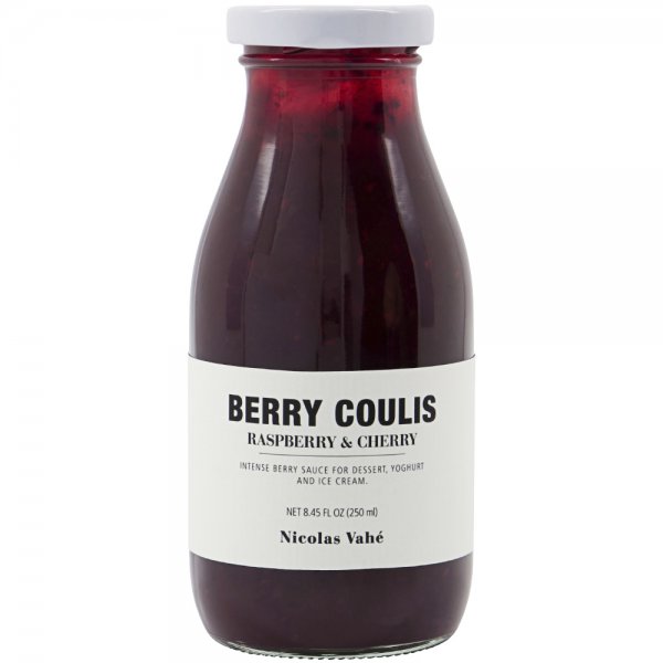 Beerensauce Berry Coulis Himbeere Kirsch Nicolas Vahé