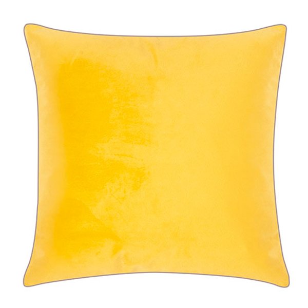 PAD Kissenhülle Samt Elegance Senfgelb Mustard 35x60cm