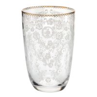 Longdrinkglas Floral Glas Klar (400ml) von Pip Studio 