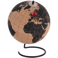 Globus World Globe Cork (15x20cm) Present Time 