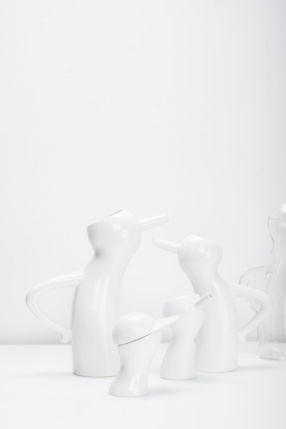 Pichet Monsieur Cruchot Serax – 0,5 L, Céramique Blanche, Design Original Avec Bec Verseur Et Anse