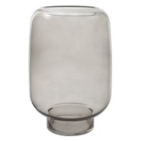 Vase Hultsj Glass Grey (Large) von STOREFACTORY 
