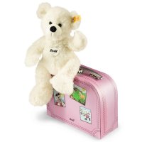 Steiff Kuscheltier Soft Cuddly Friends Teddyb�r Lotte im Koffer Wei� (28cm)