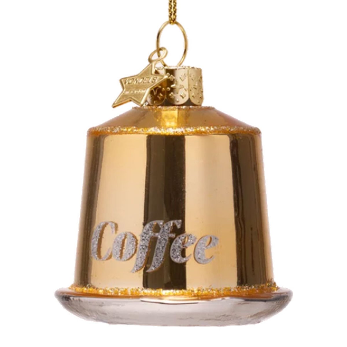 VONDELS Christbaumschmuck Kaffeekapsel Coffee