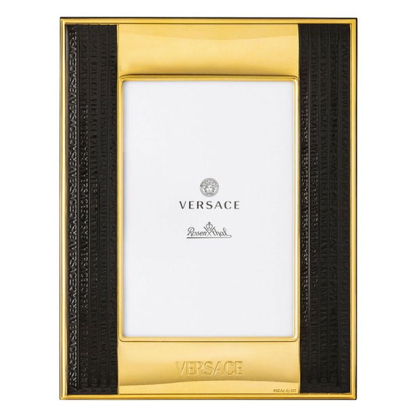 Bilderrahmen Schwarz Gold